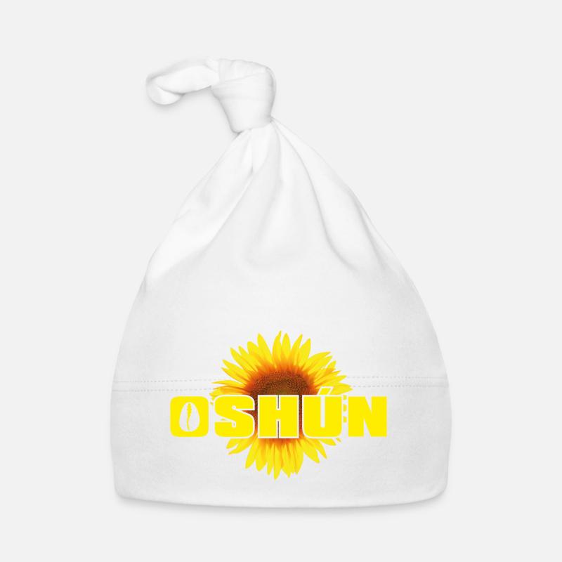 Tournesol Oshun - Bonnet bio Bébé - blanc