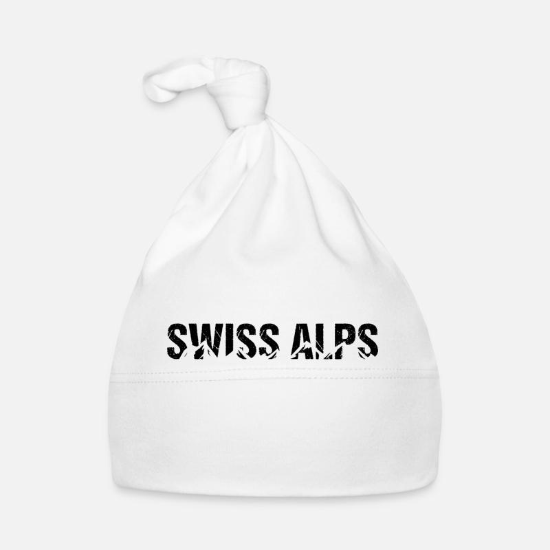 Swiss Alps Schweizer Alpen Berg Baby Bio-Mütze
