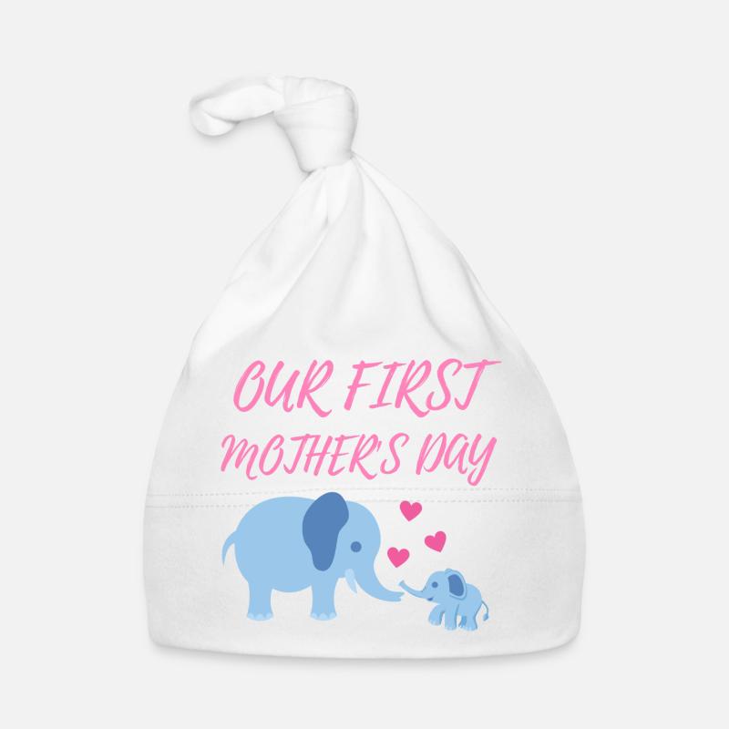unser erster Muttertag Baby Bio-Mütze