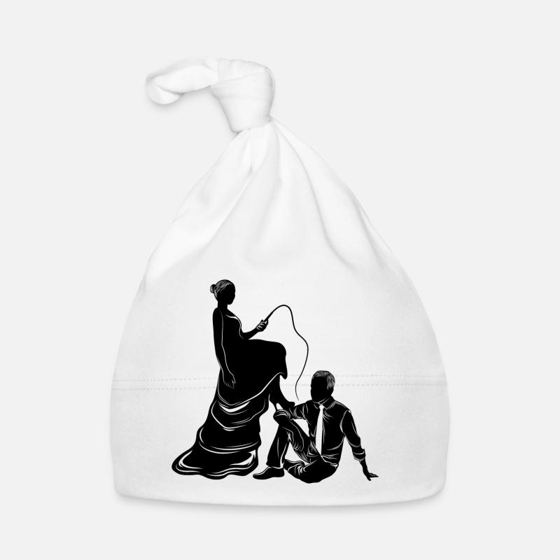 brautpaar ehepaar silhouette Baby Bio-Mütze