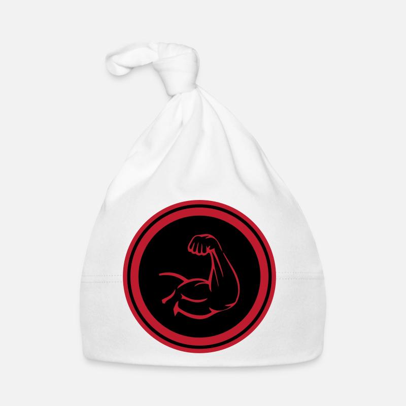 Muscles du bras biceps Bonnet bio Bébé