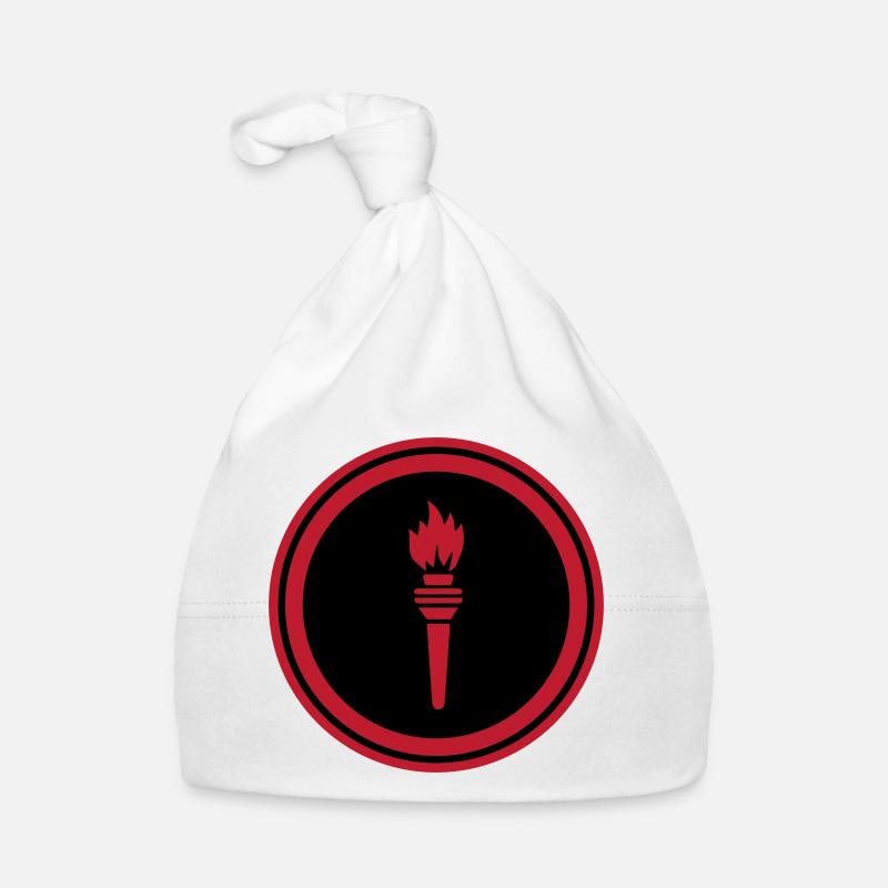Flamme Symbol Baby Bio-Mütze