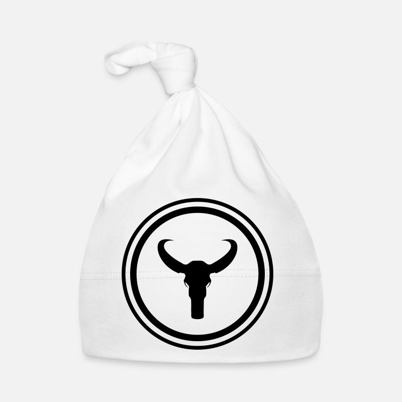 Squelette de taureau Bonnet bio Bébé