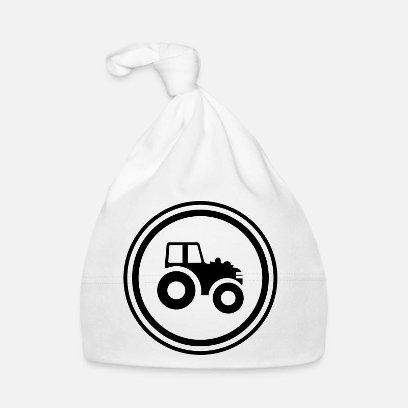 Traktor Symbol Baby Bio-Mütze