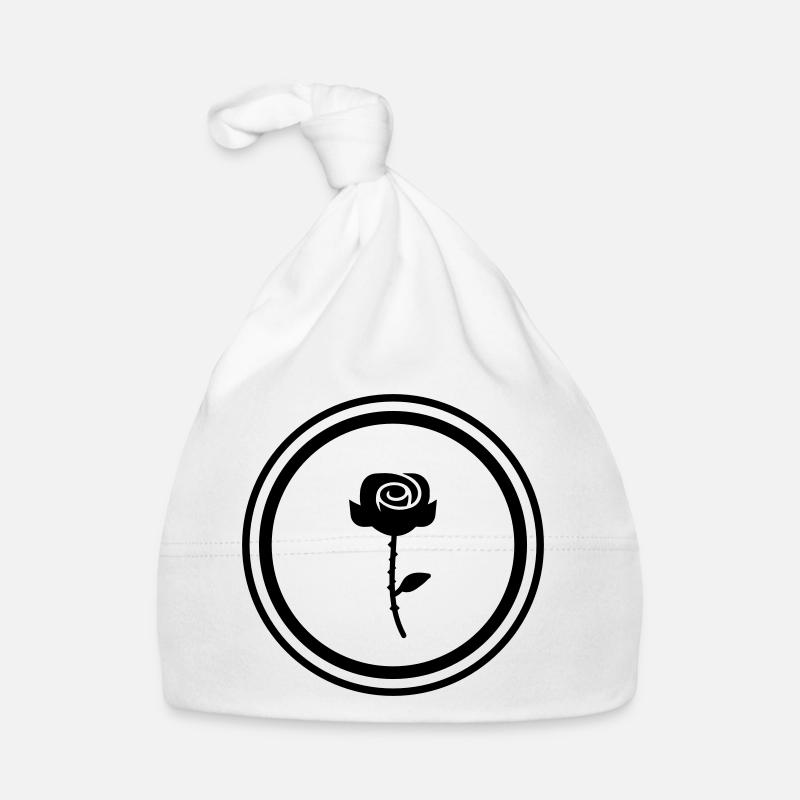 Symbole de la rose Bonnet bio Bébé