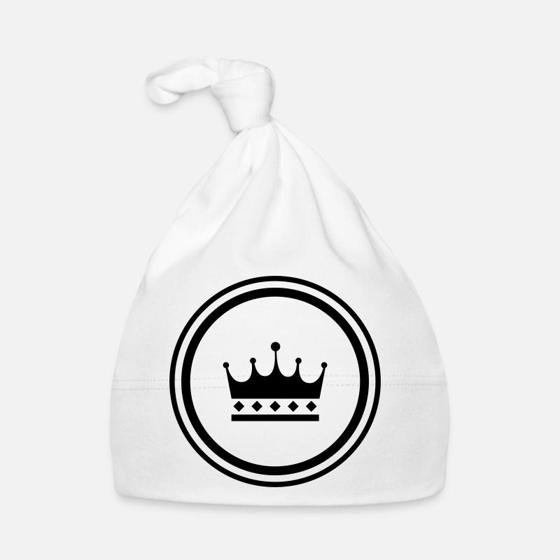 Crown Symbol Organic Baby Cap