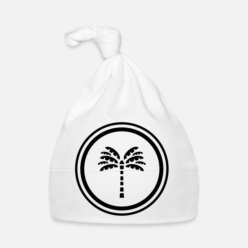 Palme Symbol Baby Bio-Mütze