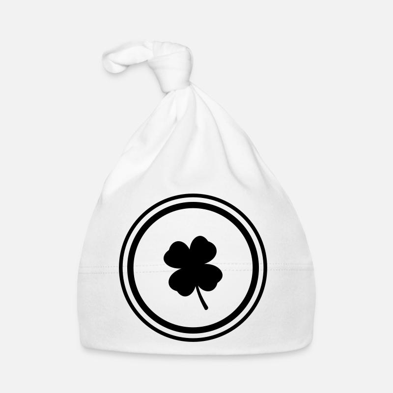 Clover Symbol Organic Baby Cap