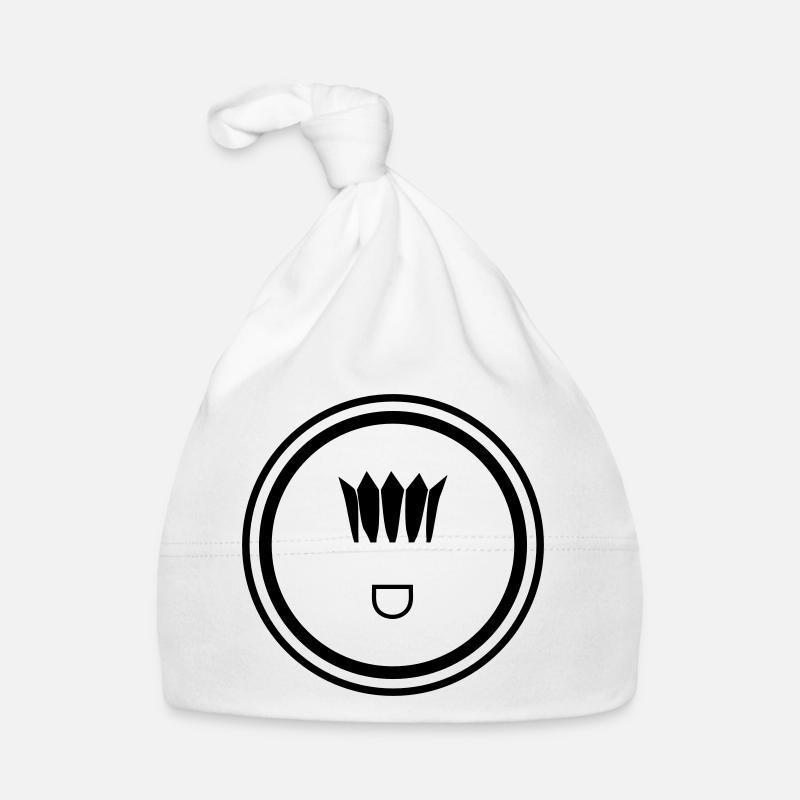 Badminton Symbol Baby Bio-Mütze