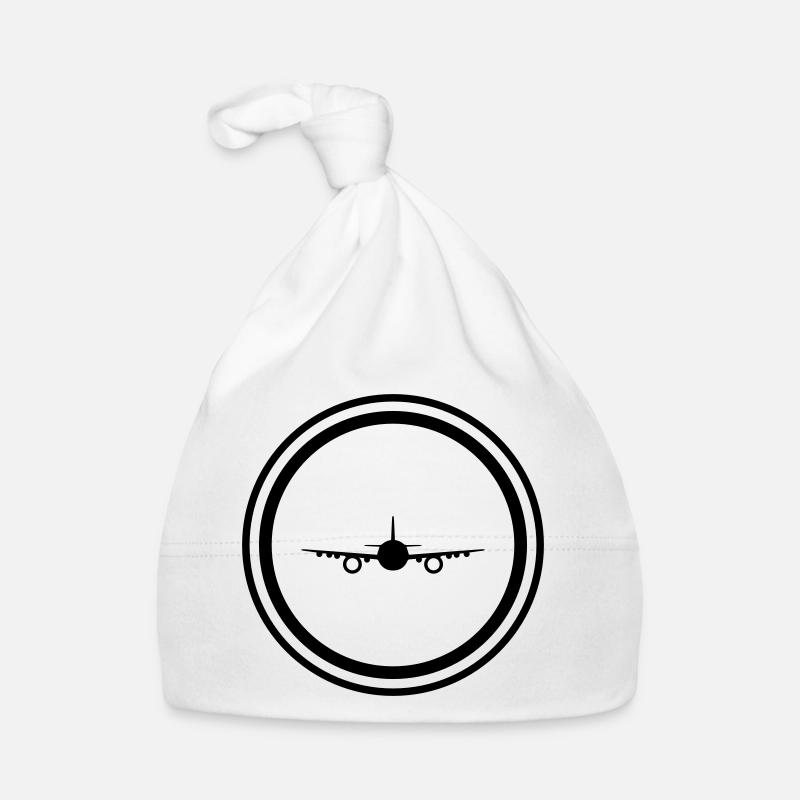 Flugzeug Symbol Baby Bio-Mütze