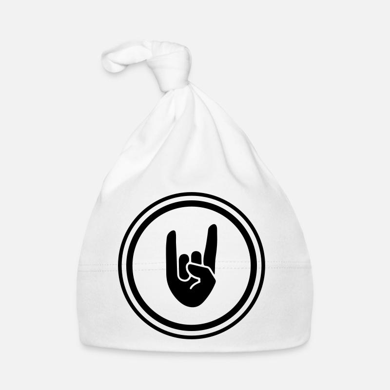 Party Hand Symbol Organic Baby Cap
