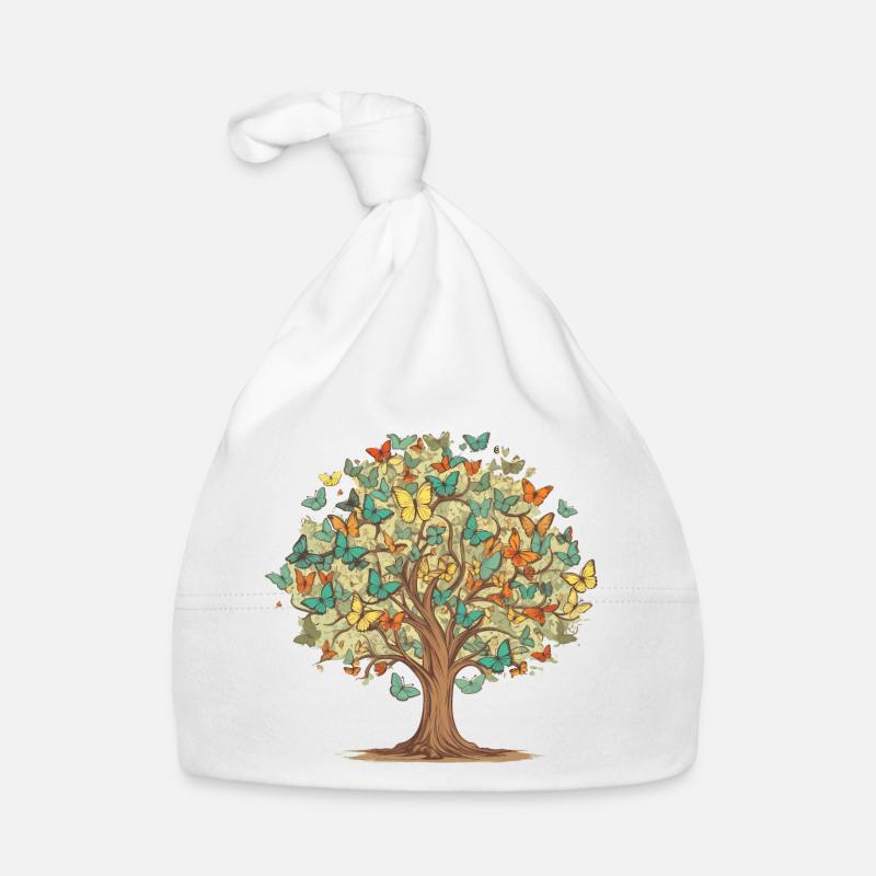 Papillon Arbre Nature Insecte Prédateur Bonnet bio Bébé