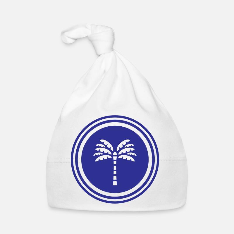 Palme Symbol Baby Bio-Mütze