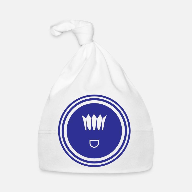 Badminton Symbol Baby Bio-Mütze