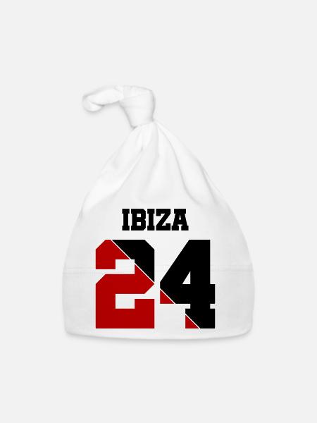 Ibiza 24 - Organic Baby Cap - white - Front