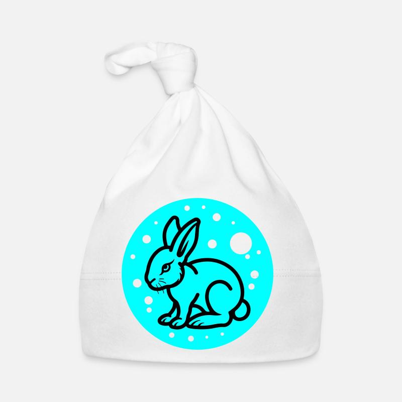 Symbole de Pâques lapin Bonnet bio Bébé