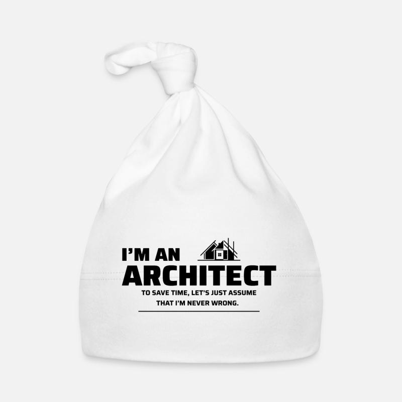 Architect Architecture Student Funny Organic Baby Cap