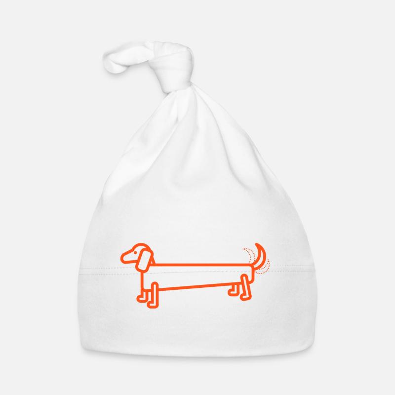 Dackel Baby Bio-Mütze