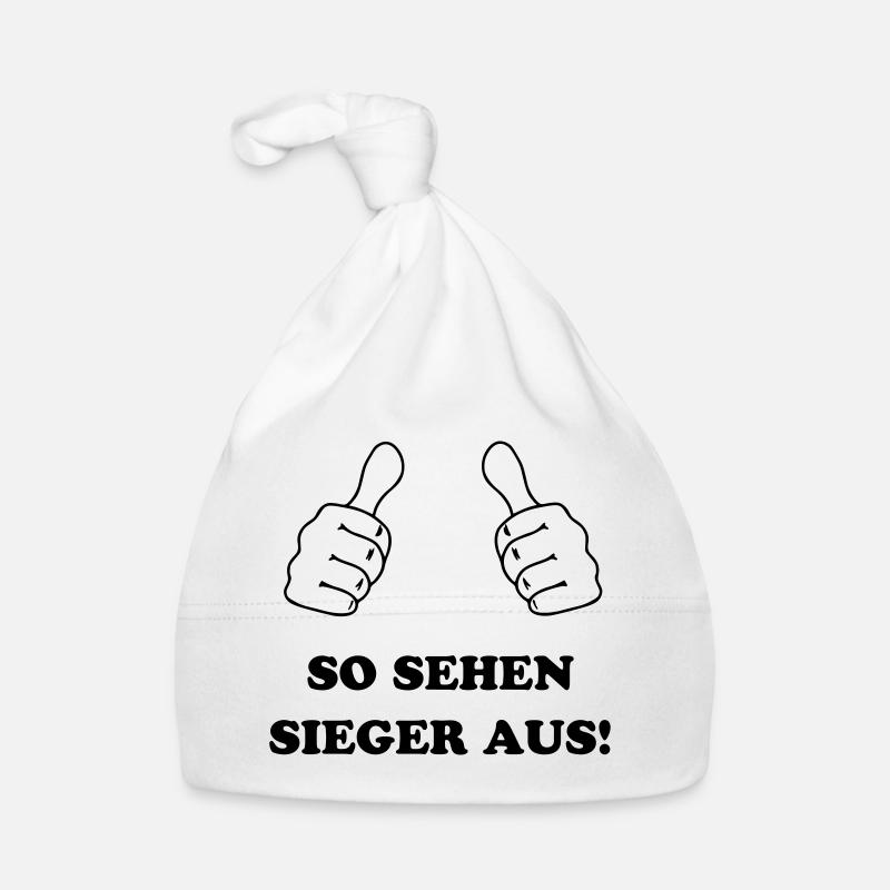 So sehen Sieger aus Baby Bio-Mütze