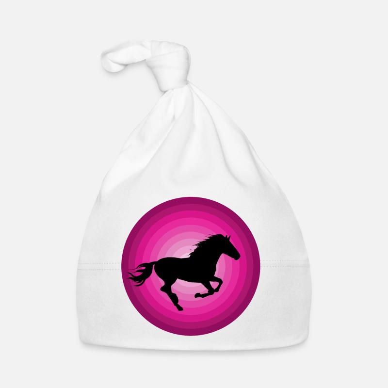 Horses Organic Baby Cap