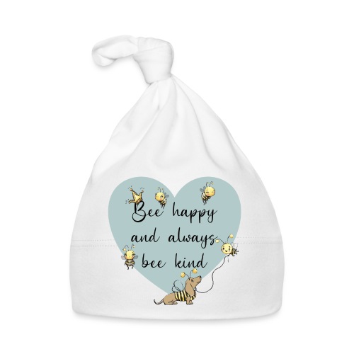 Bee happy & kind - Baby Bio-Mütze