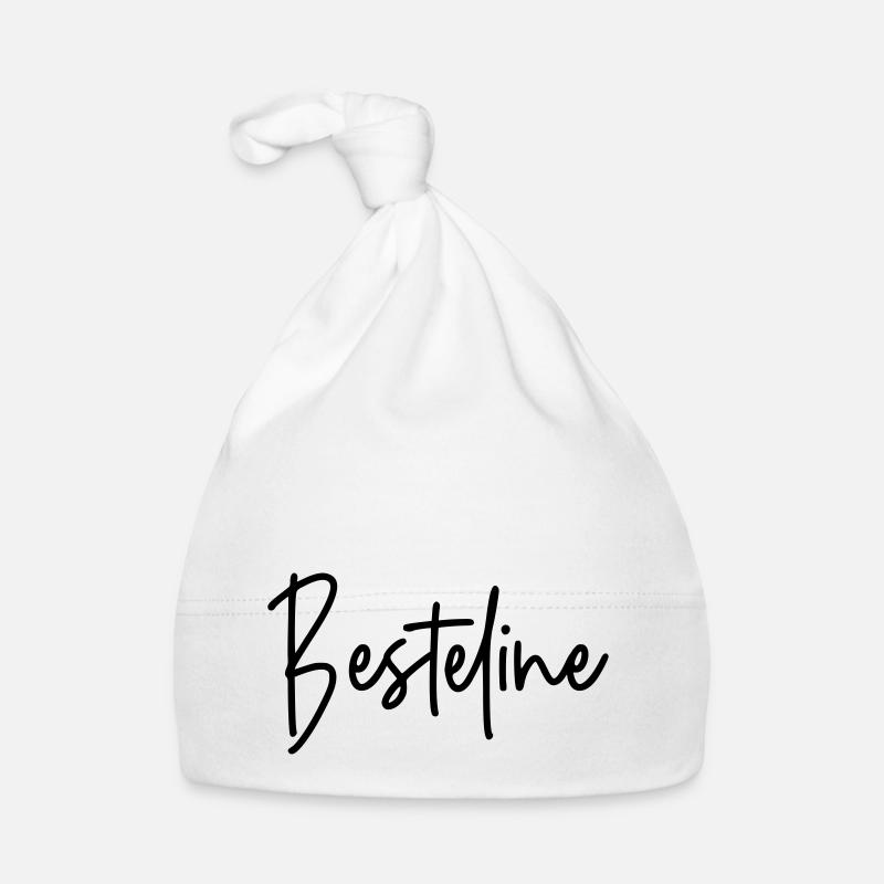 Besteline (Farbwechsel möglich) - beste Freundin Baby Bio-Mütze