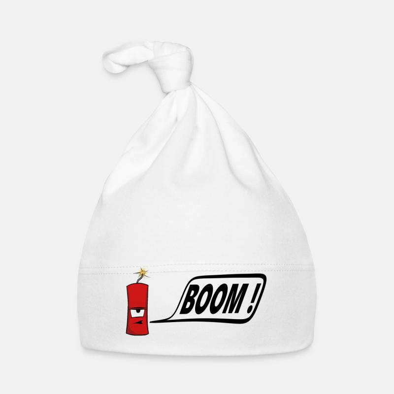 firecracker Organic Baby Cap