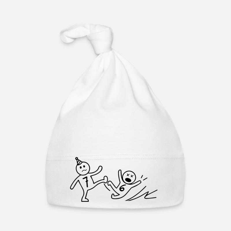 7th anniversary gift Funny 7 Years Old Birthday Organic Baby Cap