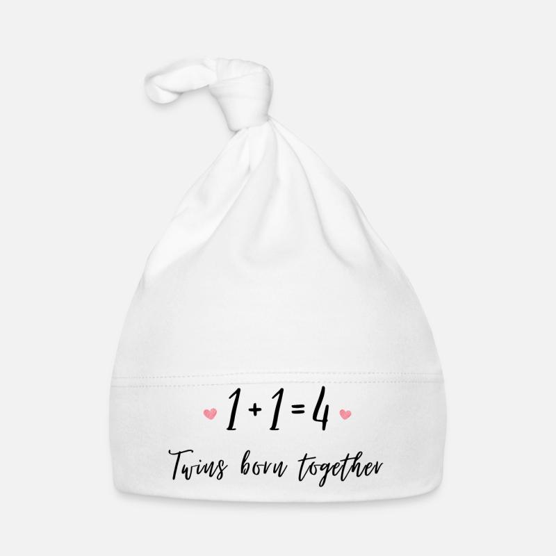 Twins born together Organic Baby Cap