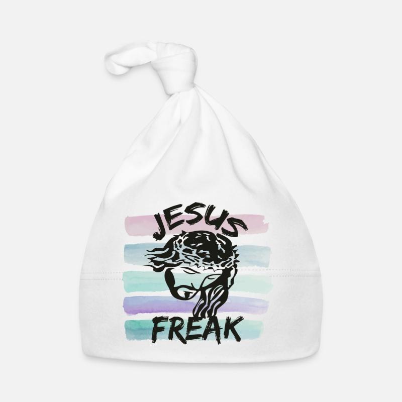 Jesus Freak - Bonnet bio Bébé - blanc