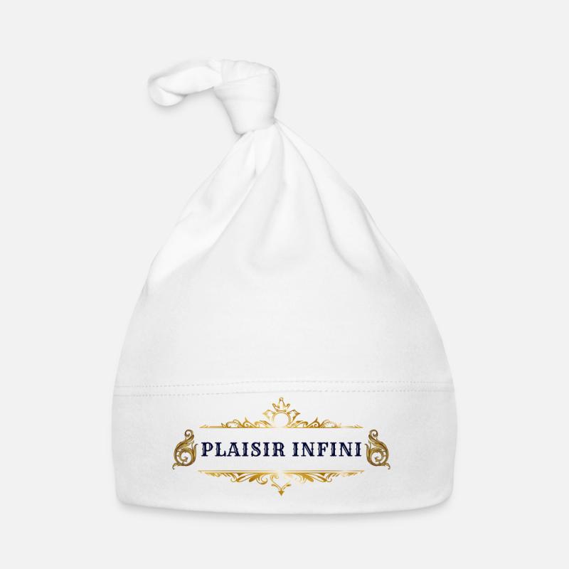 PLAISIR INFINI (1) - Bonnet bio Bébé - blanc