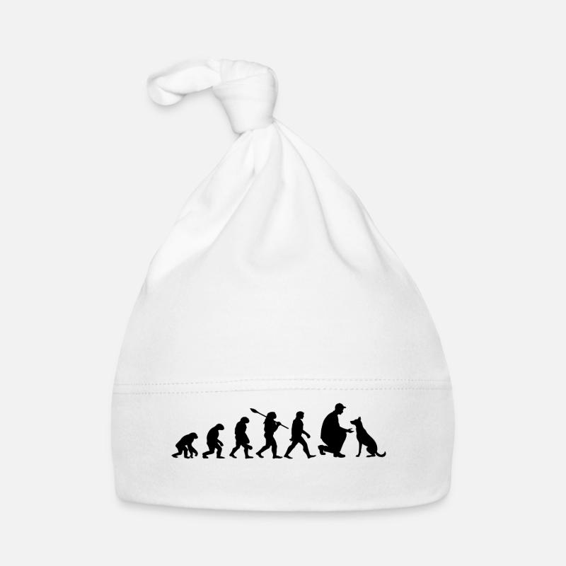 Evolution Lustiger Belgischer Malinois-Schäferhund Baby Bio-Mütze