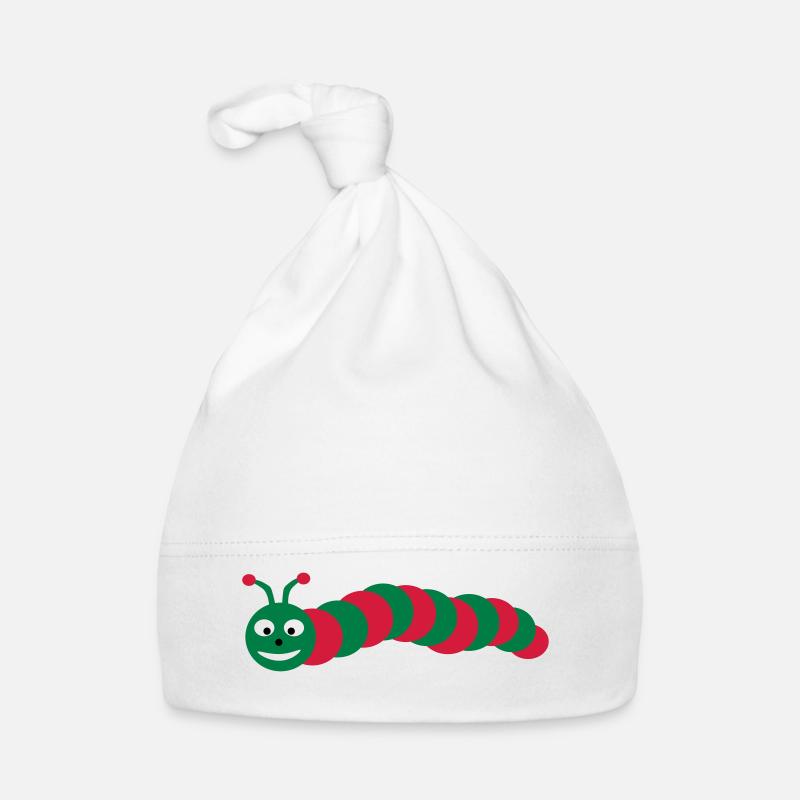 Caterpillar Organic Baby Cap