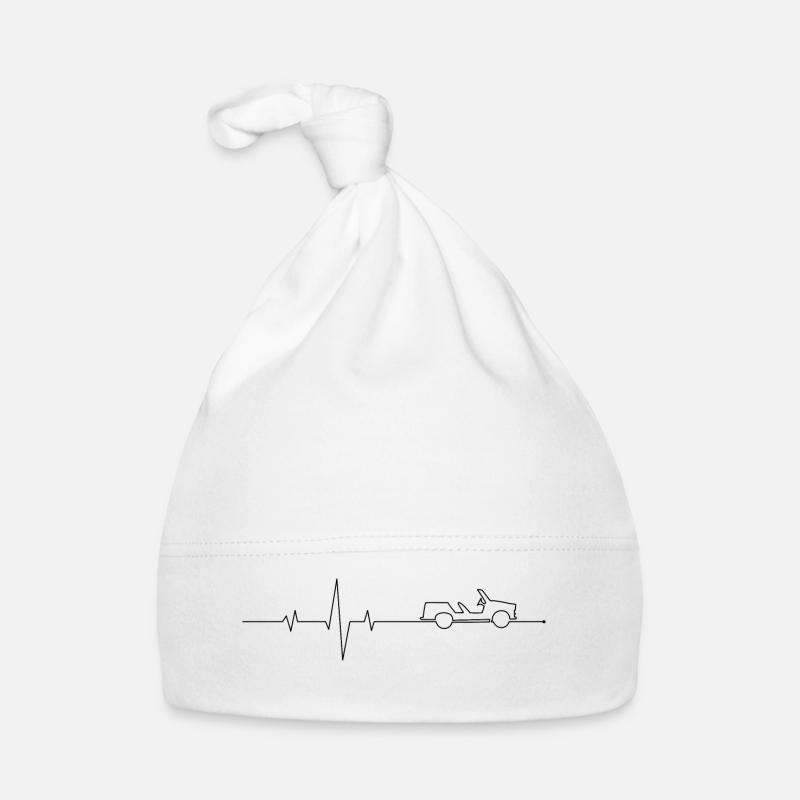  Kübel Cabrio heartbeat pulse P 601 Organic Baby Cap