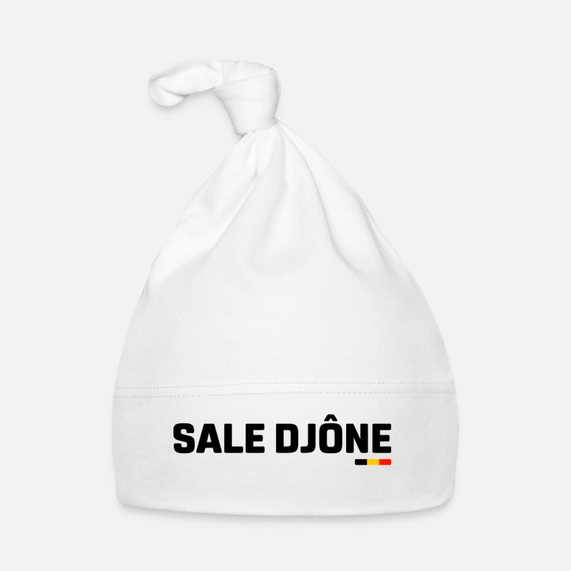 Sale djône ! Expression en wallon Bonnet bio Bébé