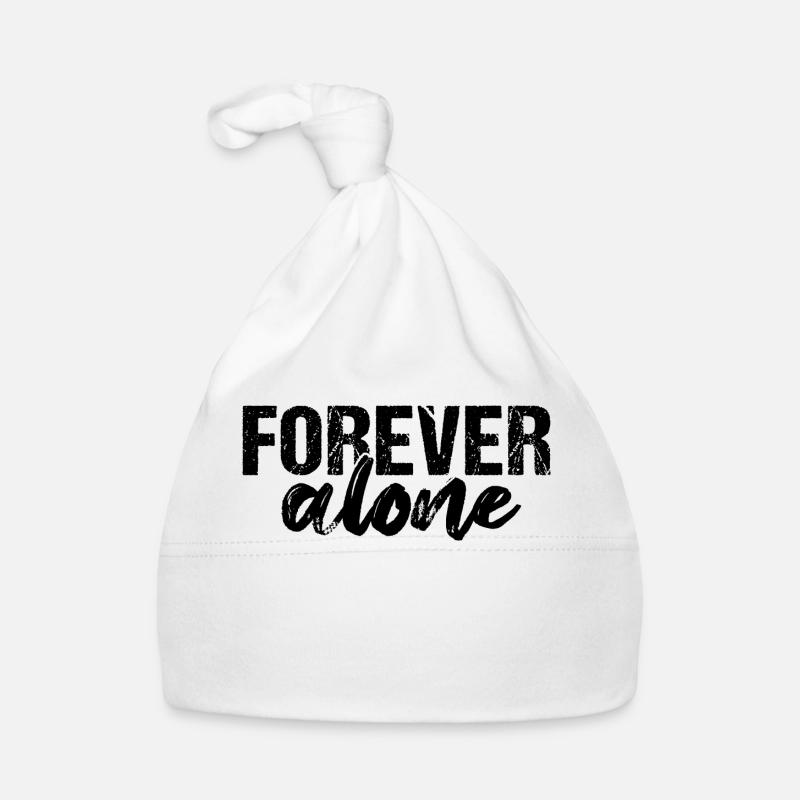 Forever Alone Organic Baby Cap