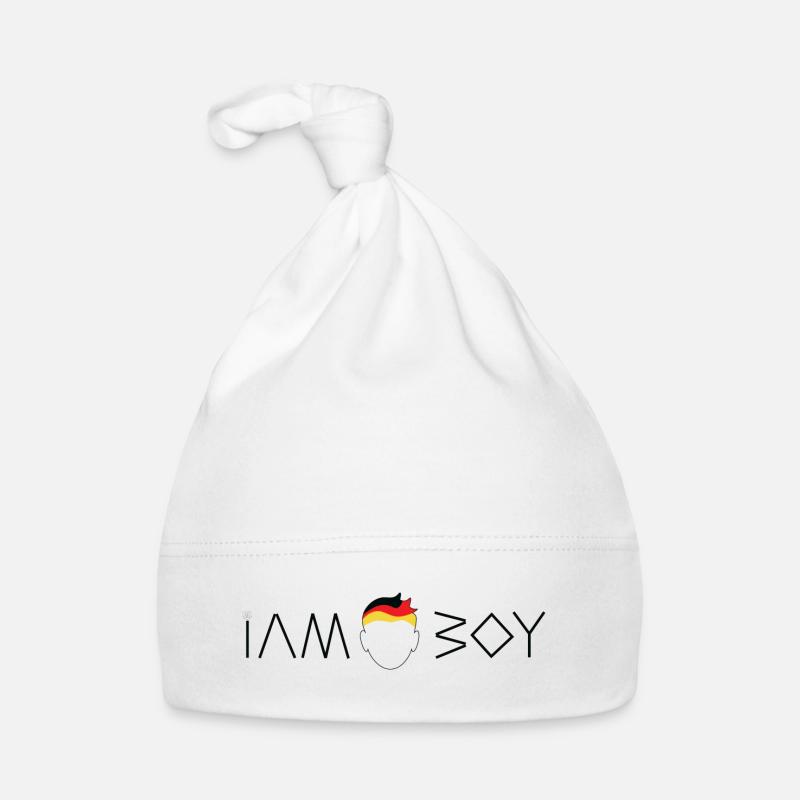 Je suis un garçon allemand Bonnet bio Bébé