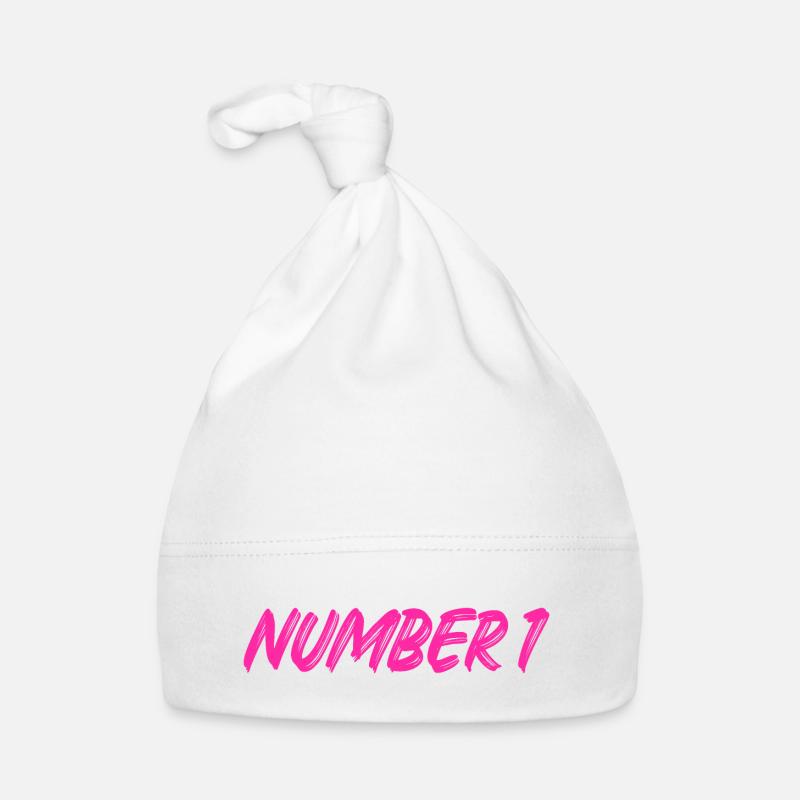 Number 1 - eins - erster - erste - 1 - Nummer 1 Baby Bio-Mütze