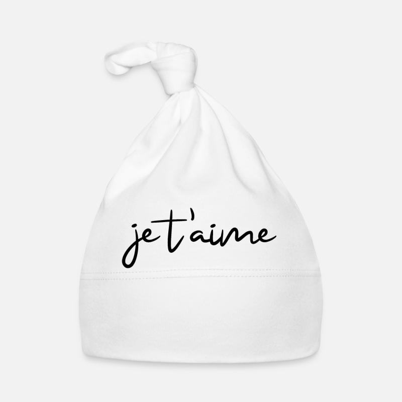 je t'aime Baby Bio-Mütze