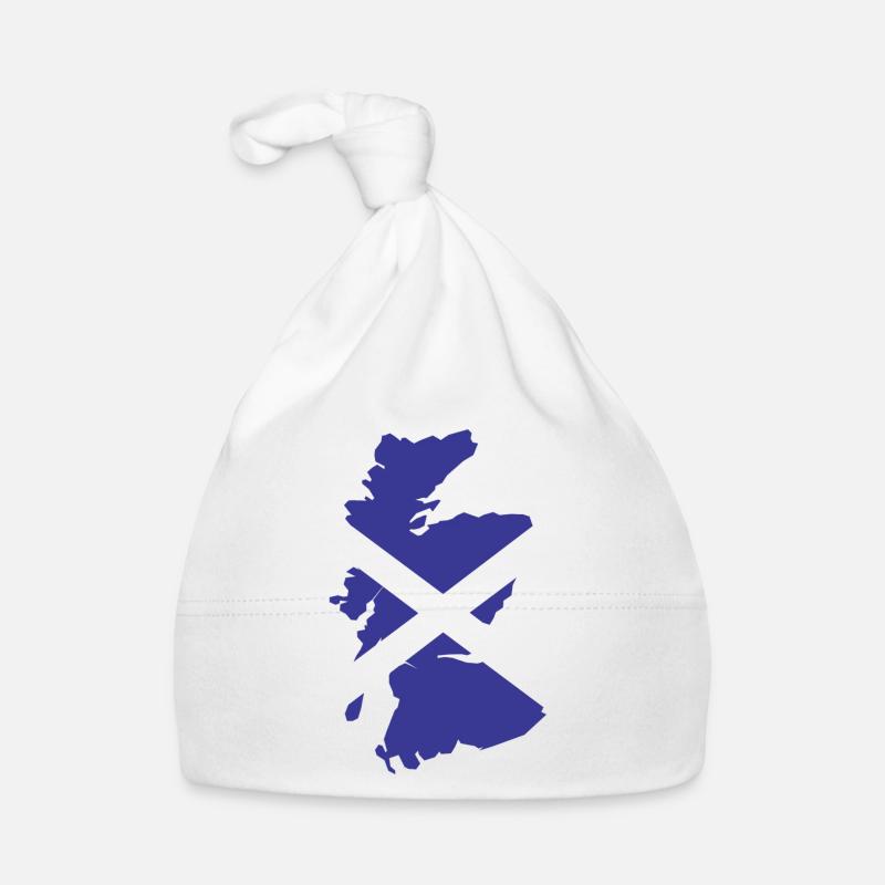 Scotland - Bonnet bio Bébé - blanc