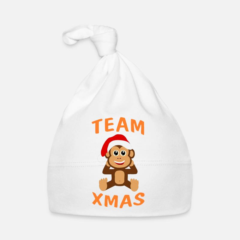 L’équipe de chimpanzés Xmas pour les équipages de service Bonnet bio Bébé