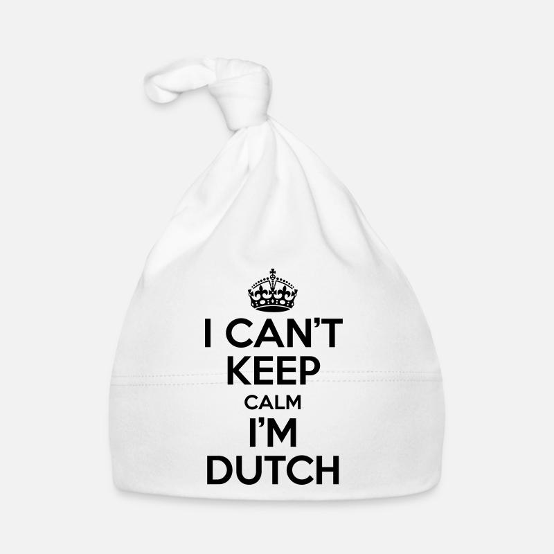 I can't keep calm i'm dutch Organic Baby Cap