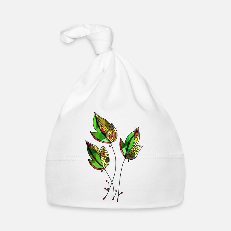 Bunte blätter Baby Bio-Mütze