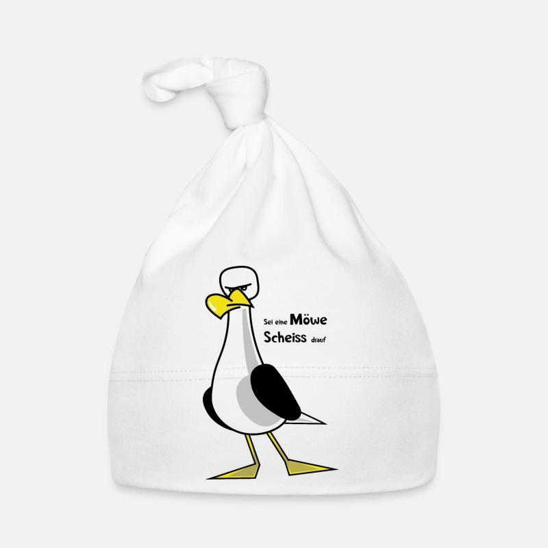 Sei eine Möwe ... Baby Bio-Mütze
