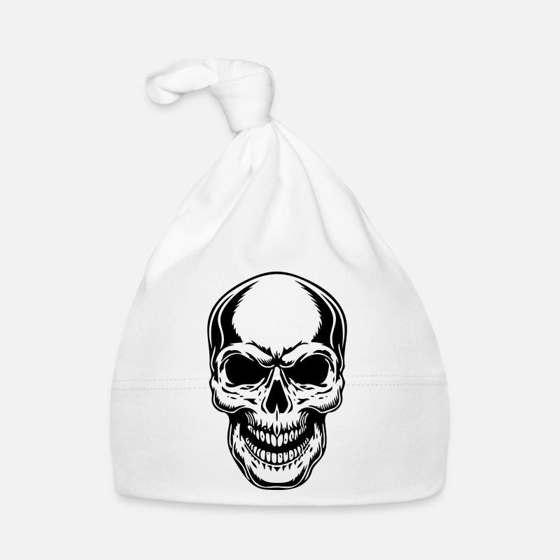 Schädel Baby Bio-Mütze