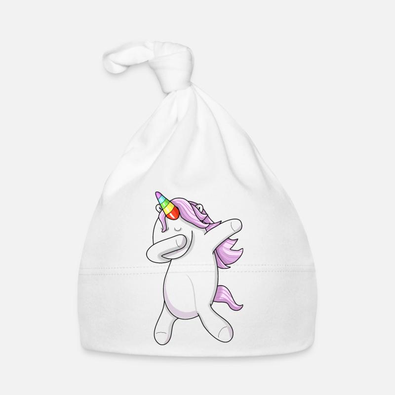 Einhorn Dabbing Baby Bio-Mütze