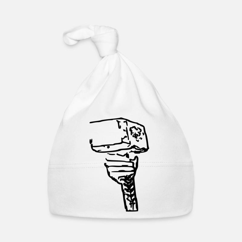 Thors Hammer Baby Bio-Mütze