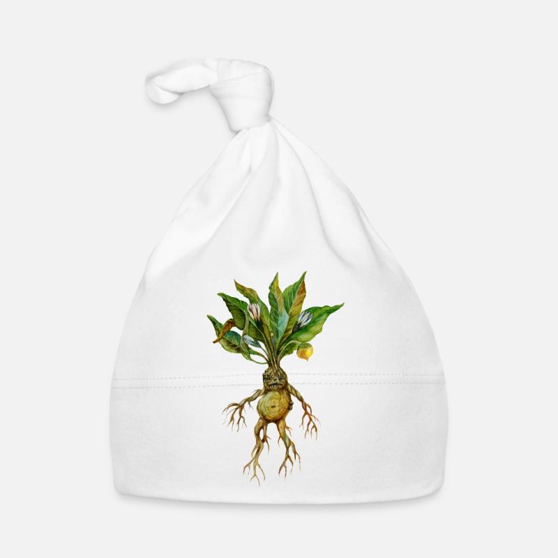Grim Root Creature Fantasy Design Bonnet bio Bébé