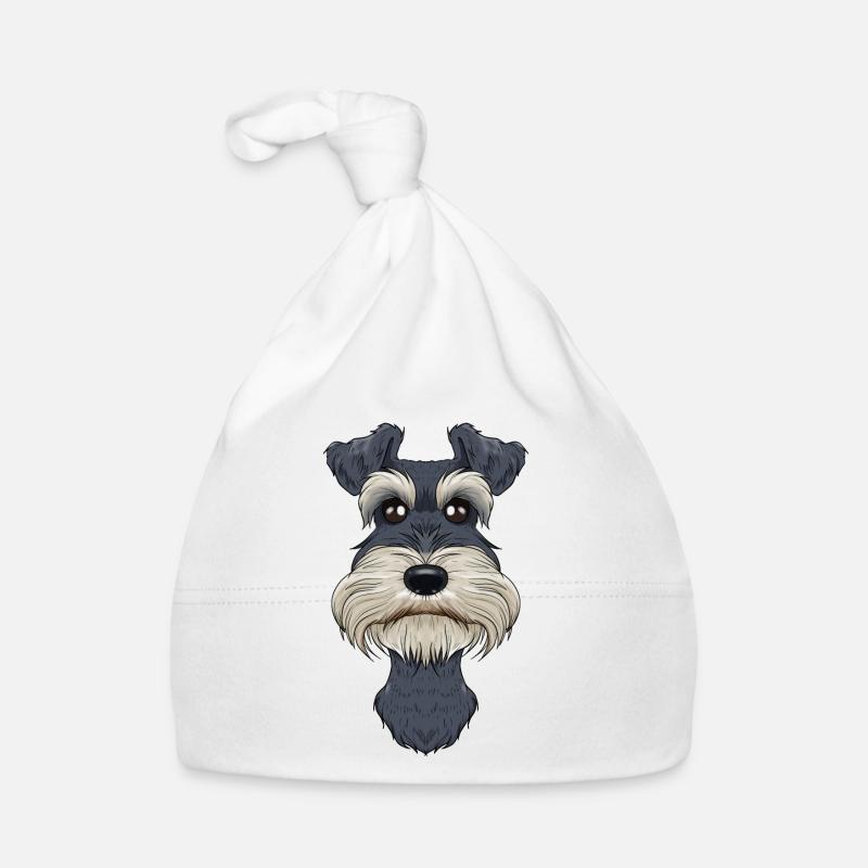 Miniature Schnauzer Lover I Dog Lover I Miniature Baby Bio-Mütze