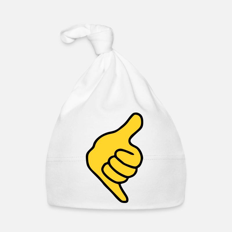 Emoji Cool Skizze Farbe Baby Bio-Mütze